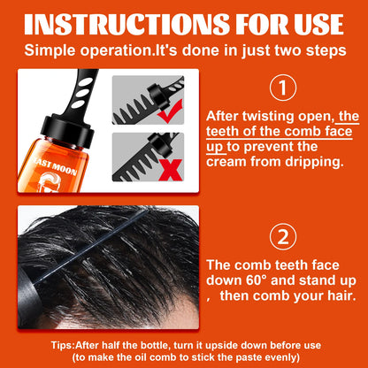 Gel coiffant 2 en 1 avec peigne GroomFlow™